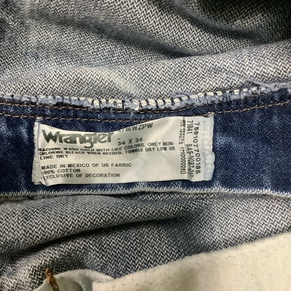 Wrangler Premium Performance Cowboy Cut Regular Fit Jean Sz 34W 34L - Picture 9 of 11